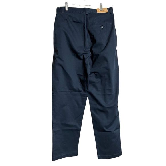 LL Bean Blue Wrinkle-Free Bayside Pants, Original Fit Hidden Comfort Waist Sz 8P - Picture 2 of 6